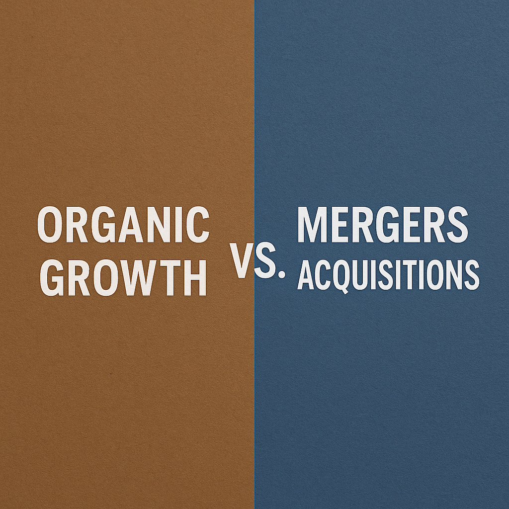 Organic Growth vs. Mergers & Acquisitions for Small Businesses